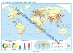 Bản đồ Dân cư và đô thị lớn trên Thế Giới